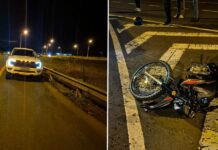 Motociclista resultó lesionada tras ser embestida por una camioneta en Posadas