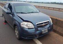 Triple choque en el puente Zaimán de Posadas: no hubo heridos