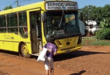 Tercera jornada consecutiva sin transporte urbano en Montecarlo