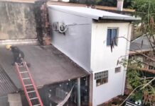 Bomberos rescataron a una mujer y a su hijo atrapados en un incendio en Posadas