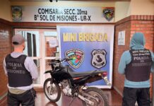 Dos demorados y motocicletas secuestradas durante la madrugada en Posadas