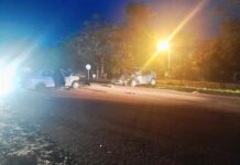 Violento choque en Alem: cuatro personas fueron hospitalizadas