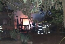 Un cortocircuito destruyó por completo una vivienda durante la madrugada en Puerto Iguazú