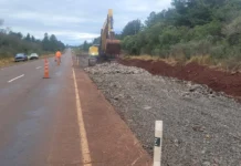 Vialidad provincial avanza con un nuevo puesto de control de cargas sobre la Ruta 103