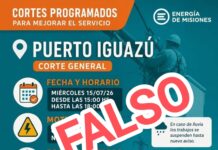 Energía de Misiones advierte sobre la circulación de comunicados falsos que buscan generar confusión