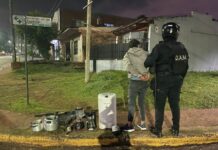 Robó una vivienda en Posadas y fue detenido por la Policía motorizada cuando escapaba