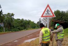 Fortalecen la seguridad vial con nueva cartelería en rutas misioneras