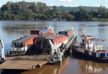 Se cerró el paso fronterizo entre San Javier y Porto Xavier por la crecida del río Uruguay