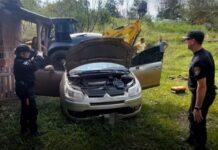 Hallaron el auto del choque fatal en Panambí y buscan al conductor
