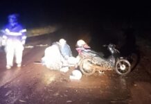 Despiste de una motocicleta dejó a un joven con lesiones graves en 9 de Julio