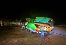 San Pedro: dos hospitalizados tras un despiste y choque