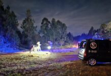 Un motociclista resultó lesionado tras despistar sobre la Ruta Provincial 103 en Villa Bonita