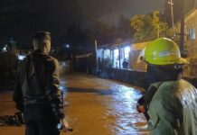 Lluvias intensas afectaron viviendas en El Soberbio y el cierre del acceso al Parque Moconá
