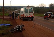 Motociclista murió tras ser embestido por un camión en la ruta 14, en San José