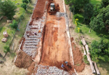 Almafuerte: avanzan obras del Hospital Nivel I, viviendas y asfalto
