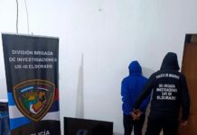 “Arroyito” arrasó con todo lo que encontró en una casa, pero la Policía lo detuvo rápidamente en Eldorado