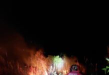 Bomberos trabajaron durante una hora para controlar un incendio de malezas en Garupá