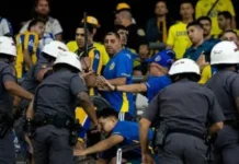 Graves incidentes entre la Policía brasileña y los hinchas de Rosario Central en San Pablo: nueve detenidos