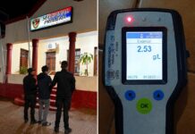 Joven terminó detenido por conducir ebrio y despistar con su moto en Oberá