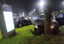 Choque entre dos autos en la Costanera dejó tres personas hospitalizadas