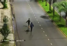 Dos hombres fueron detenidos tras una pelea captada por videovigilancia en Posadas