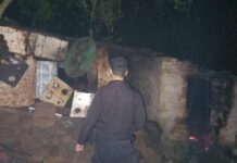 Incendio destruyó por completo una vivienda en Eldorado