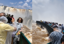Las Cataratas del Iguazú superaron los 8 millones de litros de agua por segundo tras las intensas lluvias