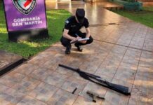 San Martín: demoraron a un alumno de 16 años tras una denuncia por un arma en una escuela