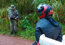 Guardaparques sorprendieron a un hombre con un rifle y 25 municiones dentro de Salto Encantado
