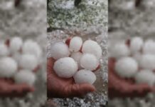 Graves destrozos por la caída de granizo en distintas ciudades de la provincia de Córdoba