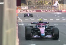 Franco Colapinto hizo una buena clasificación y largará 10° en el GP de Azerbaiyán