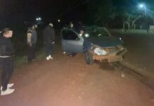 Choque frontal en la Ruta 1 dejó un lesionado y buscan a un conductor que escapó a pie