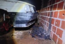 Le prendió una vela a un santo y terminó provocando un principio de incendio en su vivienda