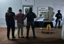 Garupá: la Policía desarticuló un aguantadero delictivo, detuvo a un sospechoso y secuestró un auto