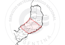 Emitieron un aviso a corto plazo por tormentas fuertes y granizo para nueve departamentos de Misiones