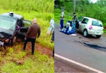 Varios heridos tras un fuerte choque sobre la ex Ruta 213 en Posadas