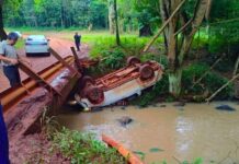 Un adolescente lesionado tras perder el control de una camioneta en Iguazú