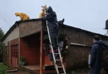Intensifican operativos de asistencia a las familias afectadas por el temporal en distintas localidades de la provincia