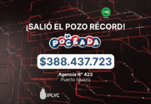 Salió el pozo récord de la Poceada y entregó más de $388 millones para un apostador de Iguazú