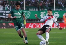 River empató con Sarmiento y sigue sin meterse en los puestos de clasificación del Clausura